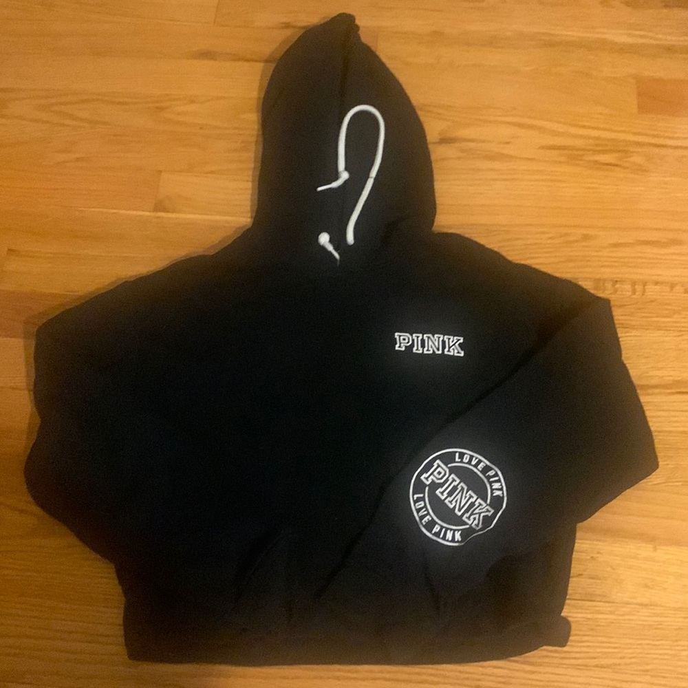 Victoria Secret Pink cropped sweatshirt